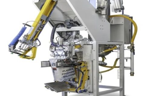 Production Line for Packaging Bulk Products in Paper Bags
