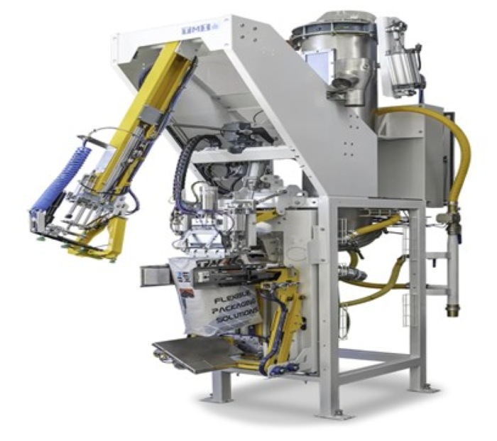 Production Line for Packaging Bulk Products in Paper Bags